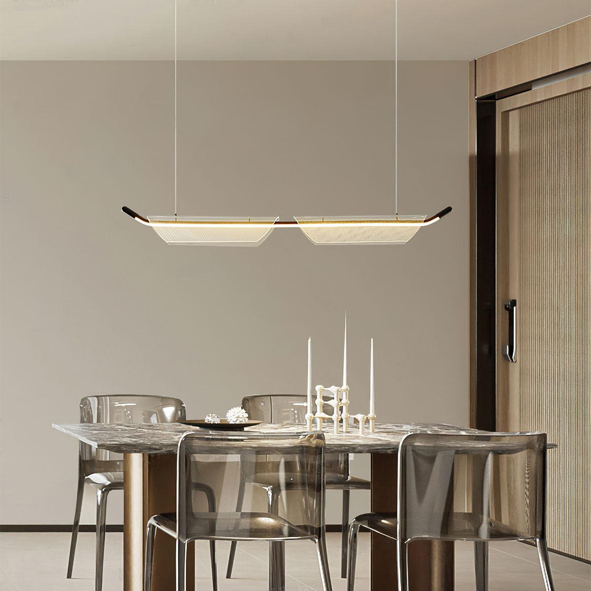 Two Boats Acrylic Droplight Pendant Light