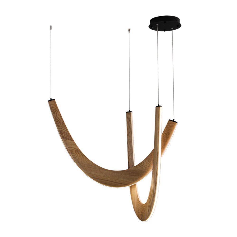 U Wooden Drop light Pendant Lamp