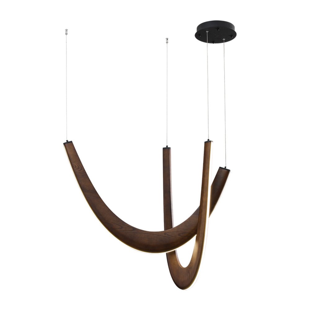 U Wooden Drop light Pendant Lamp