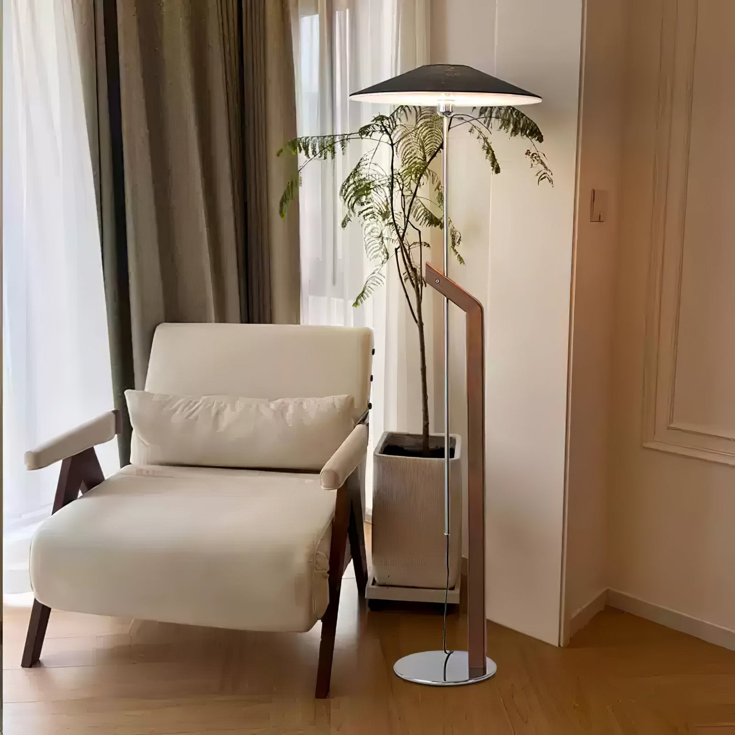 Umbrella Torchiere Lamp Floor Lamp