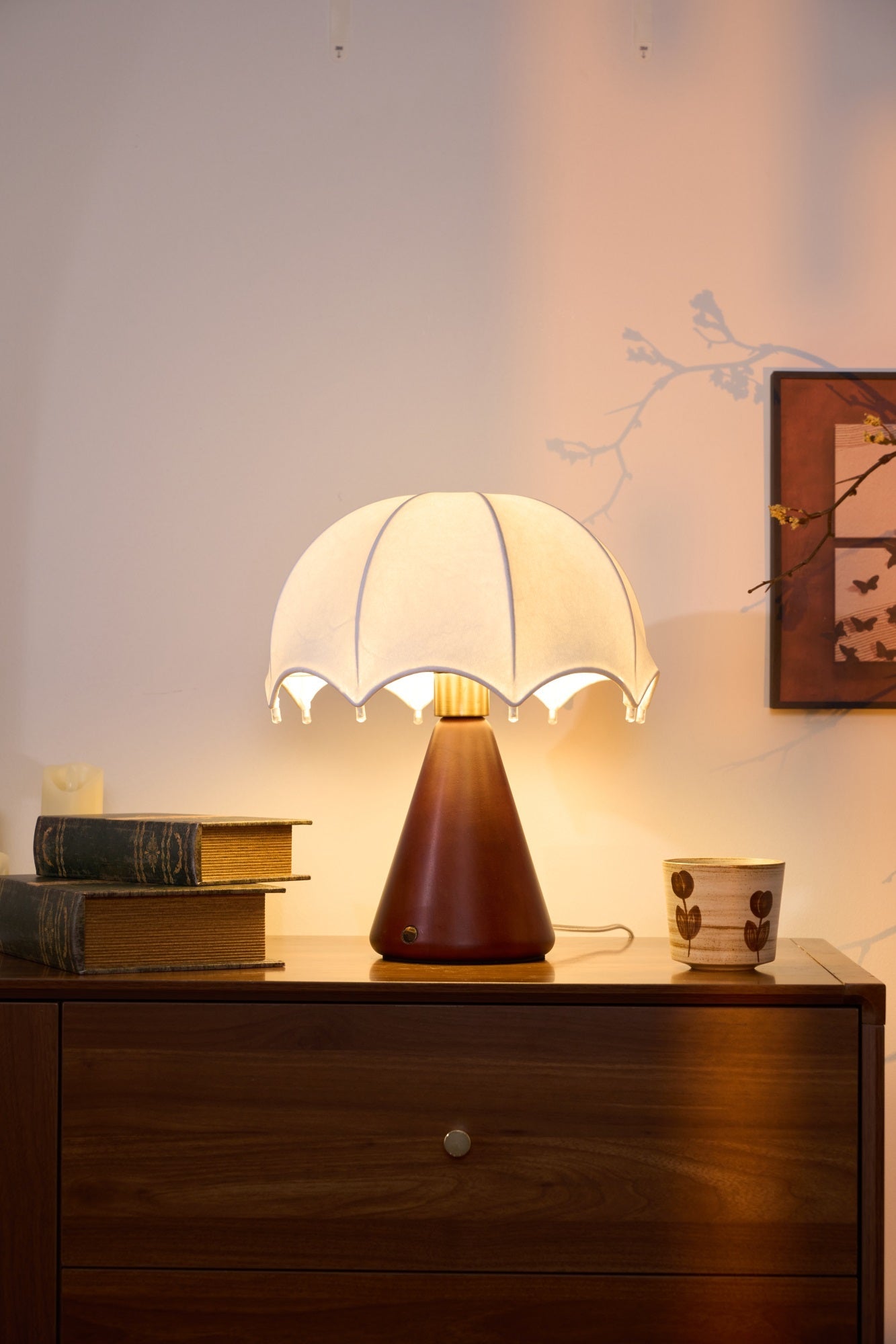 Umbrella Silk Table Lamp