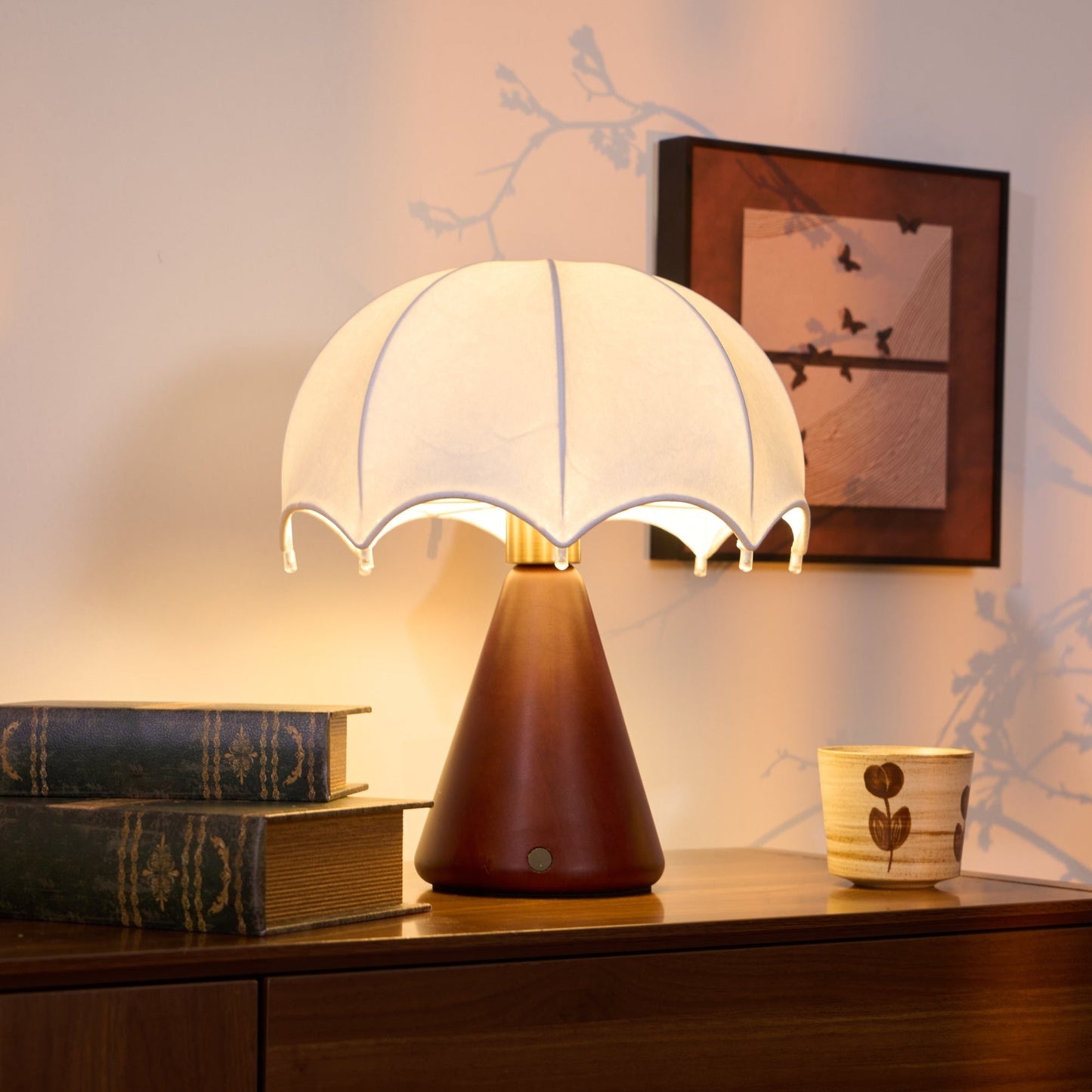 Umbrella Silk Table Lamp