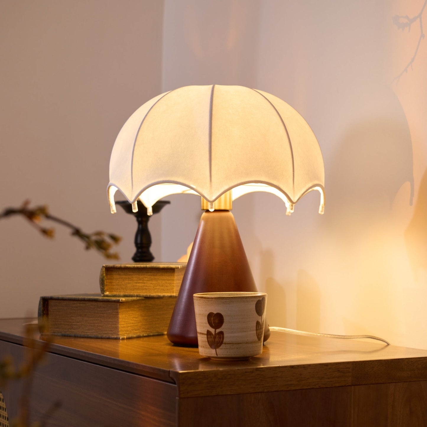 Umbrella Silk Table Lamp