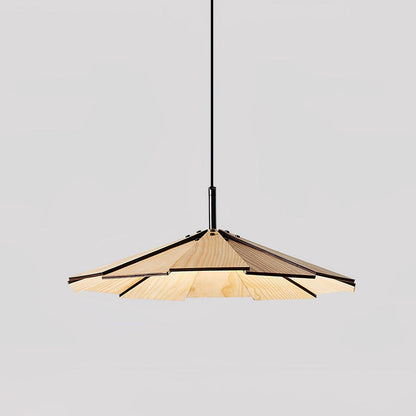 Umbrella Wooden Houselight Pendant Light