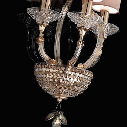 Exclusive Bronze Crystal Wall Light