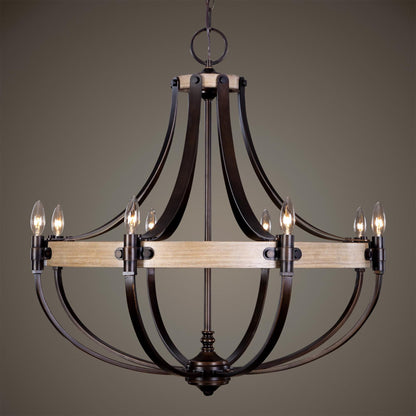 Uttermost Kalizma Home Dubois 32 Inch 8 Light Chandelier Cp407747