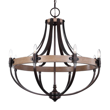 Uttermost Kalizma Home Dubois 32 Inch 8 Light Chandelier Cp407747