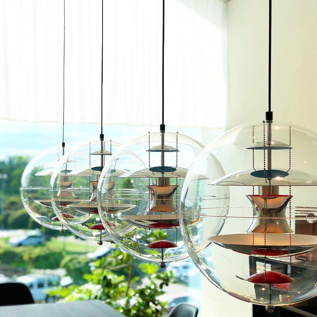 Round Sphere Hanging light Pendant Lamp