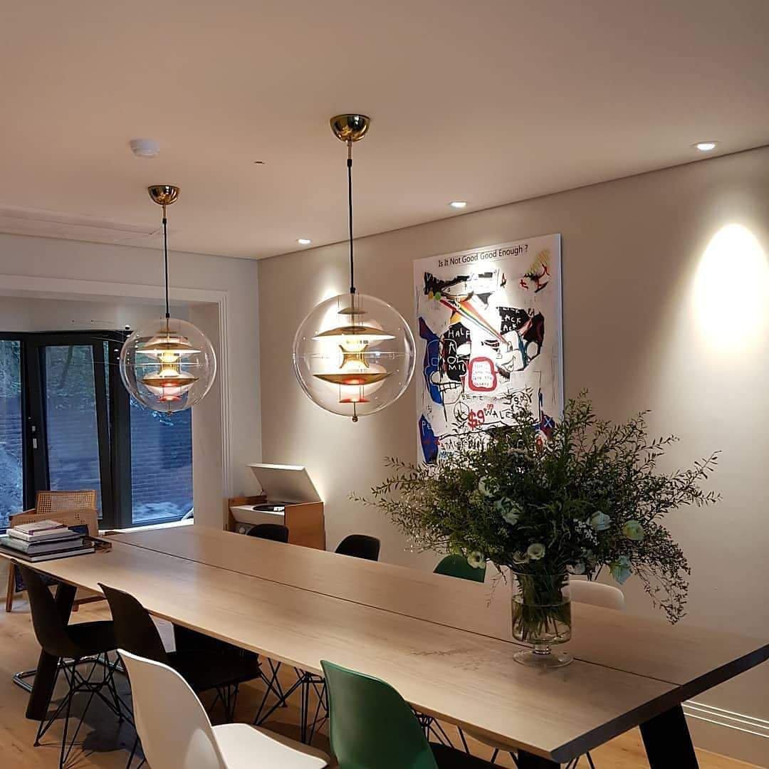 Round Sphere Hanging light Pendant Lamp