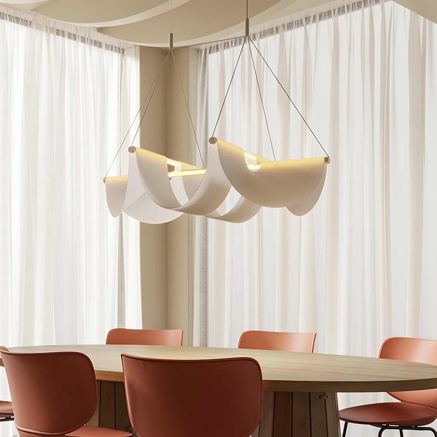 Vaelora Ribbon Pendant Lamp