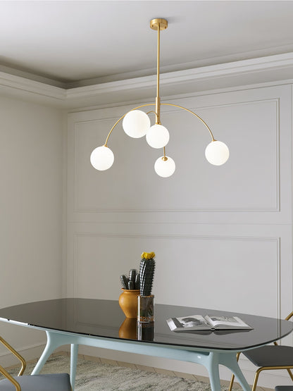 Valentina Arc Gasolier Chandelier