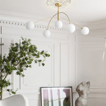 Valentina Arc Gasolier Chandelier