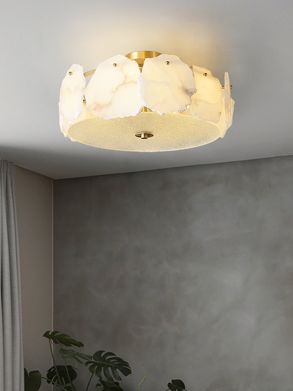 Valeria Alabaster Overhead fixture Ceiling Lamp