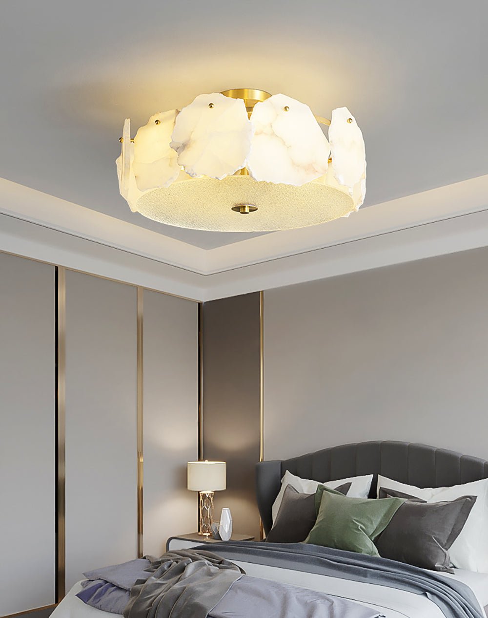 Valeria Alabaster Overhead fixture Ceiling Lamp