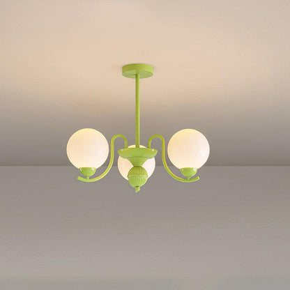 Vanilla Ball Ceiling fixture Chandelier