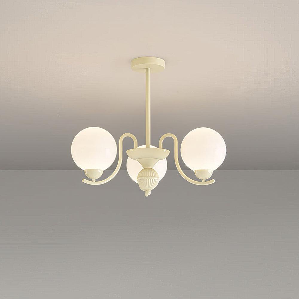 Vanilla Ball Ceiling fixture Chandelier