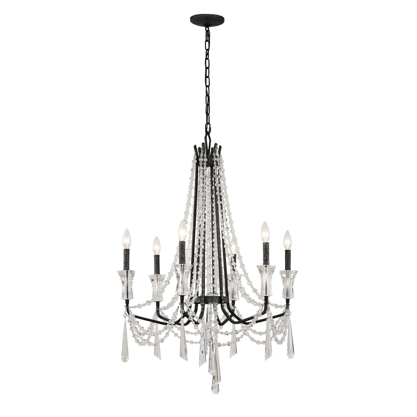 Varaluz Barcelona 27 Inch 6 Light Chandelier Cp41891