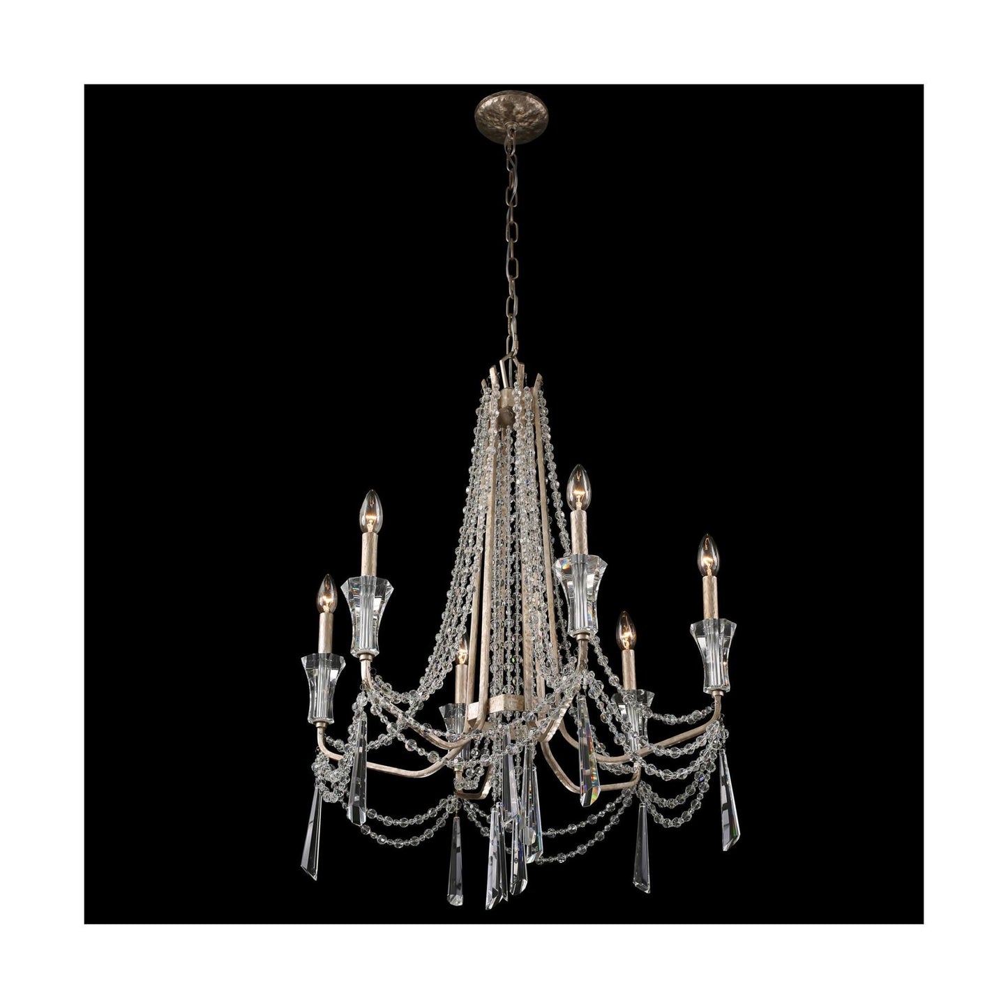 Varaluz Barcelona 27 Inch 6 Light Chandelier Cp41891