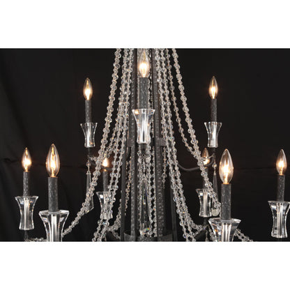 Varaluz Barcelona 34 Inch 9 Light Chandelier Cp41892