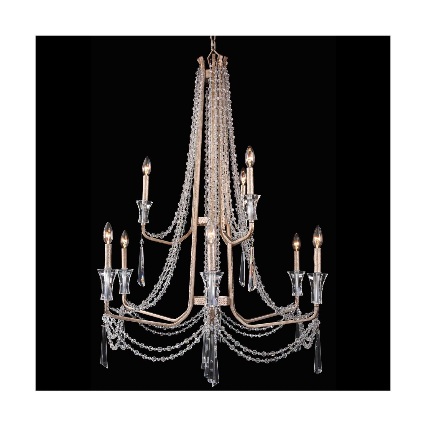 Varaluz Barcelona 34 Inch 9 Light Chandelier Cp41892