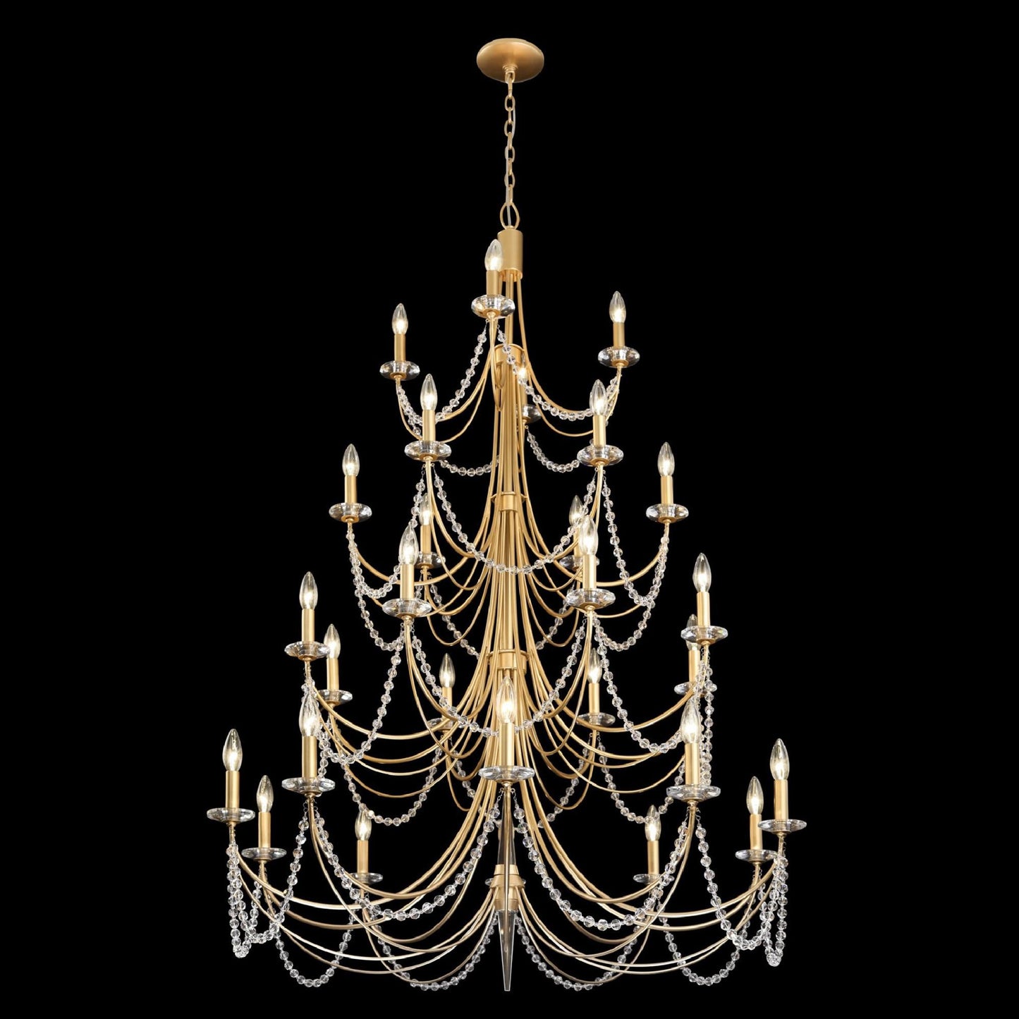 Varaluz Brentwood 40 Inch 28 Light Chandelier Cp544460