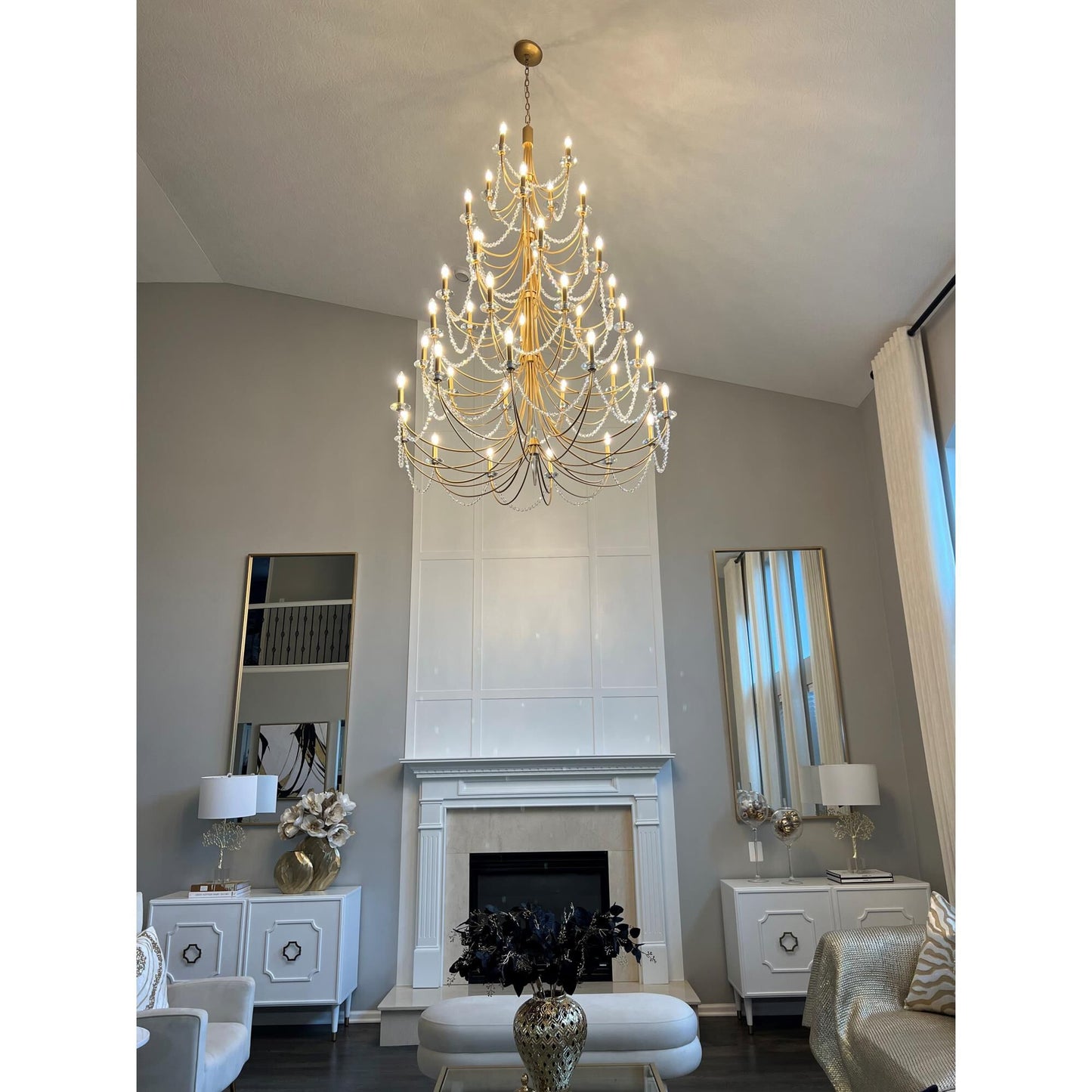 Varaluz Brentwood 48 Inch 40 Light Chandelier Cp757038