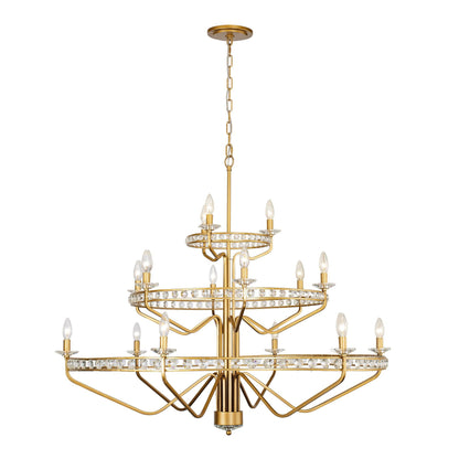 Varaluz Monroe 47 Inch 15 Light Chandelier Cp749243