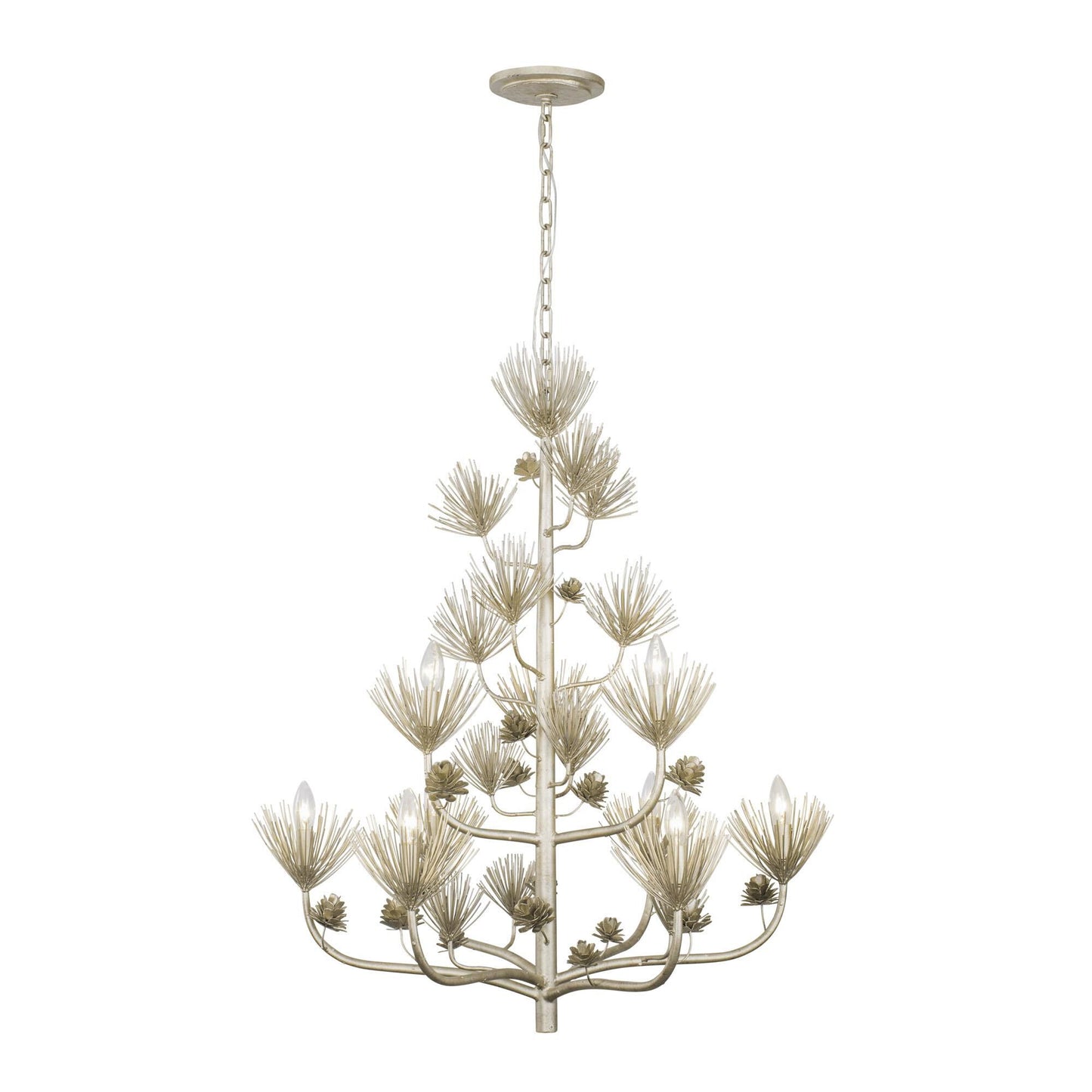 Varaluz Pinion 34 Inch 9 Light Chandelier Cp757034