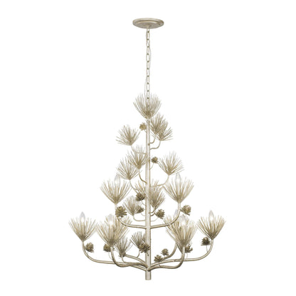 Varaluz Pinion 34 Inch 9 Light Chandelier Cp757034