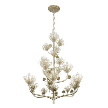 Varaluz Pinion 34 Inch 9 Light Chandelier Cp757034