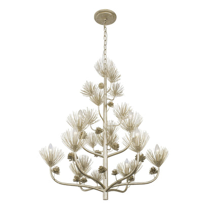 Varaluz Pinion 34 Inch 9 Light Chandelier Cp757034