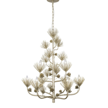 Varaluz Pinion 34 Inch 9 Light Chandelier Cp757034