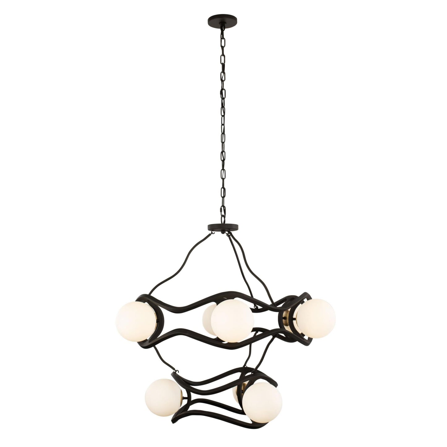 Varaluz Black Betty 36 Inch 9 Light Chandelier Cp769222