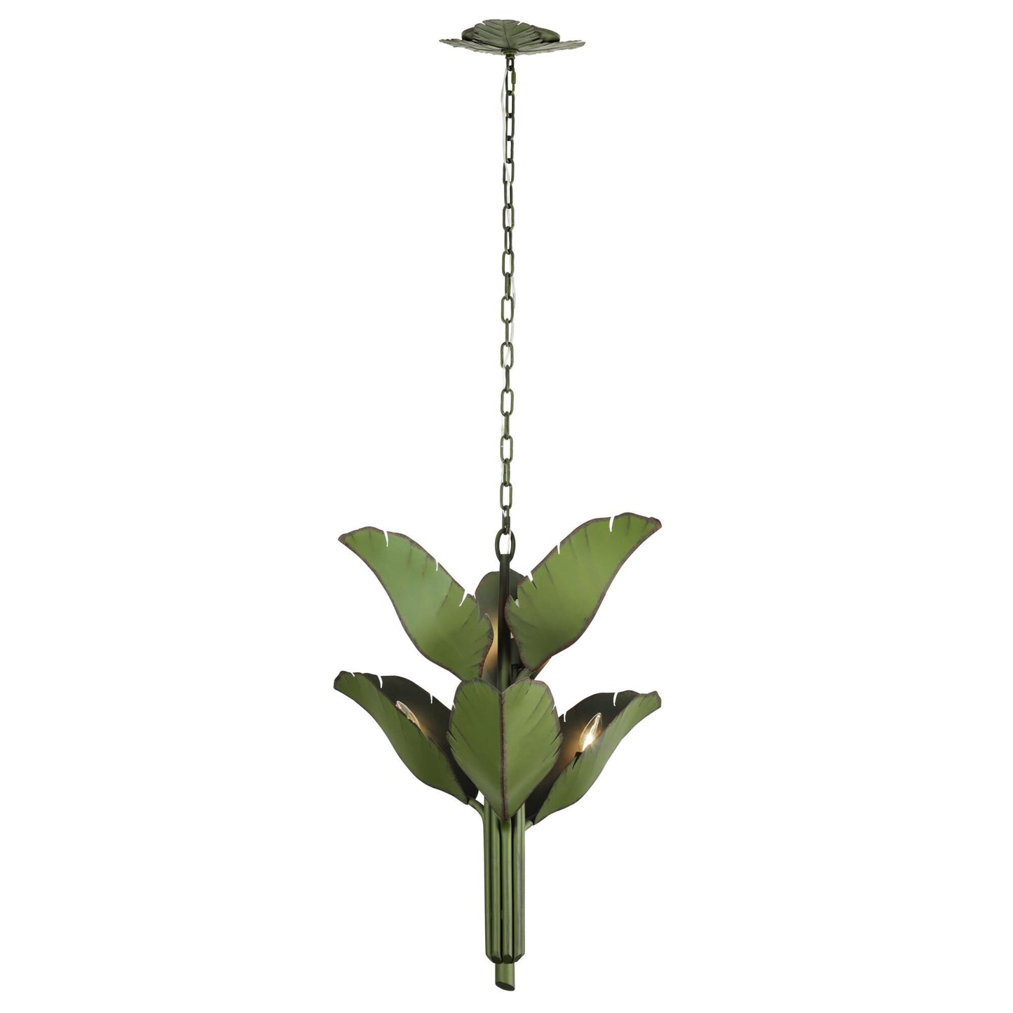 Varaluz Banana Leaf 25 Inch 6 Light Chandelier Cp441062