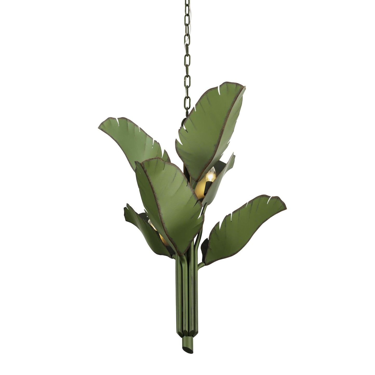 Varaluz Banana Leaf 25 Inch 6 Light Chandelier Cp441062