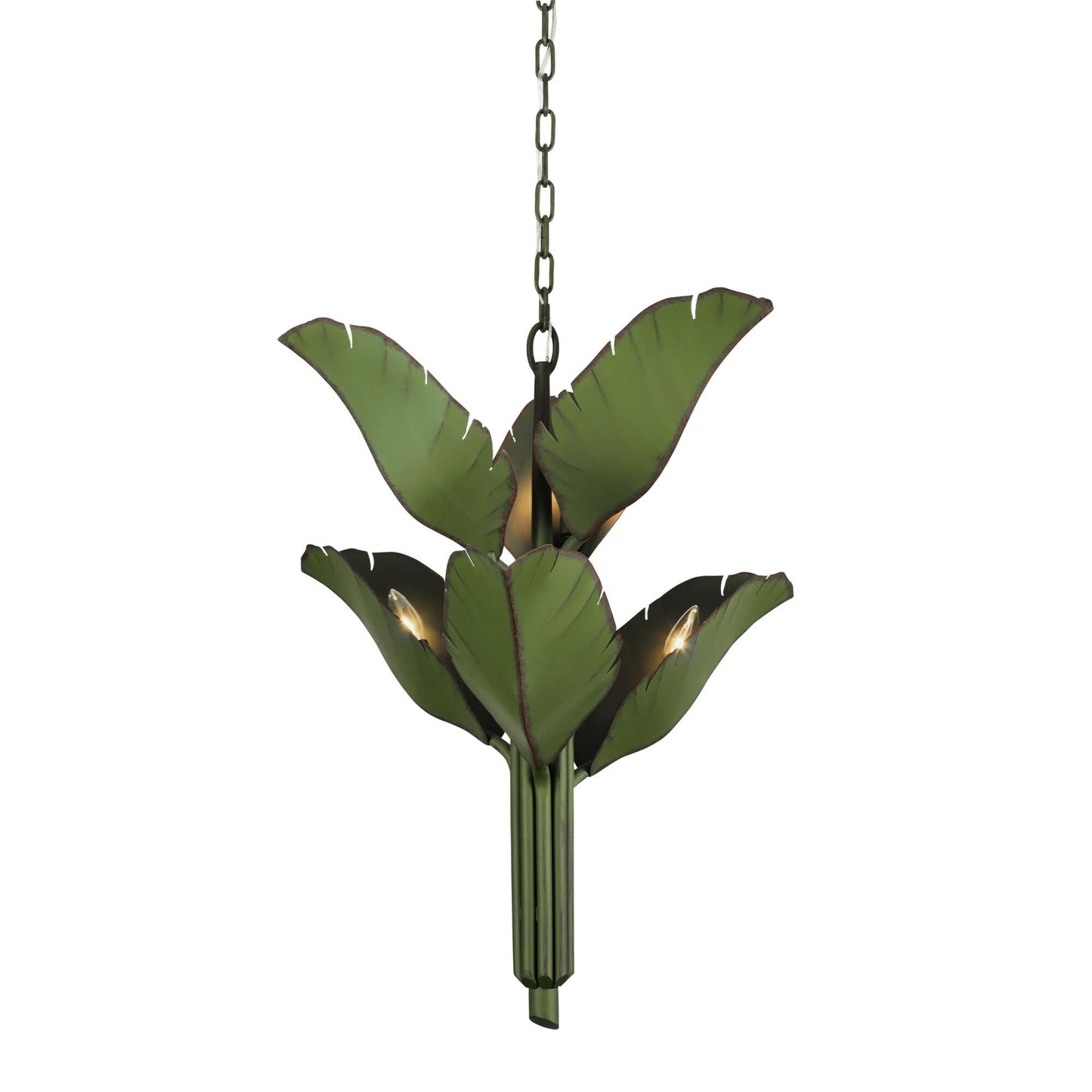 Varaluz Banana Leaf 25 Inch 6 Light Chandelier Cp441062