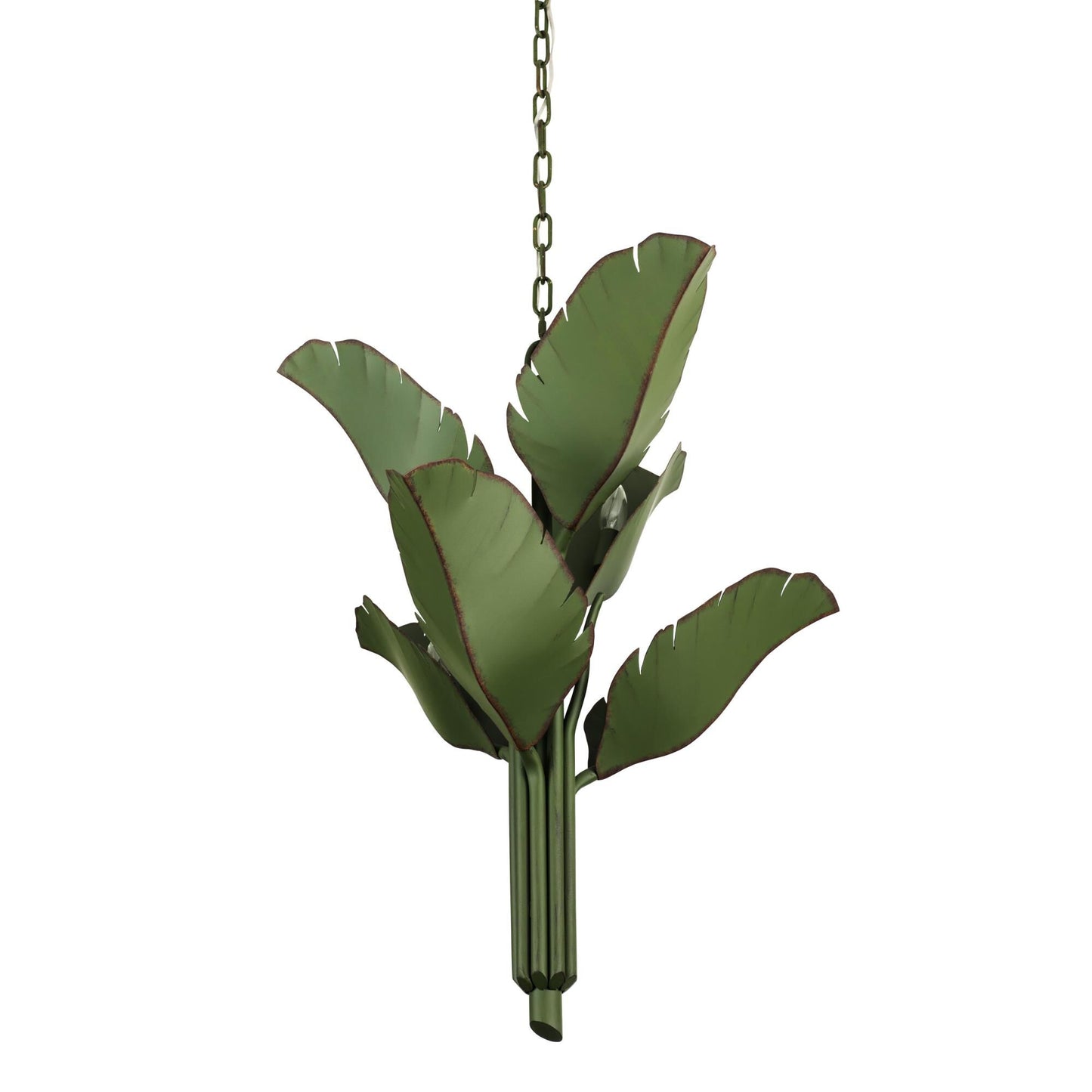 Varaluz Banana Leaf 25 Inch 6 Light Chandelier Cp441062