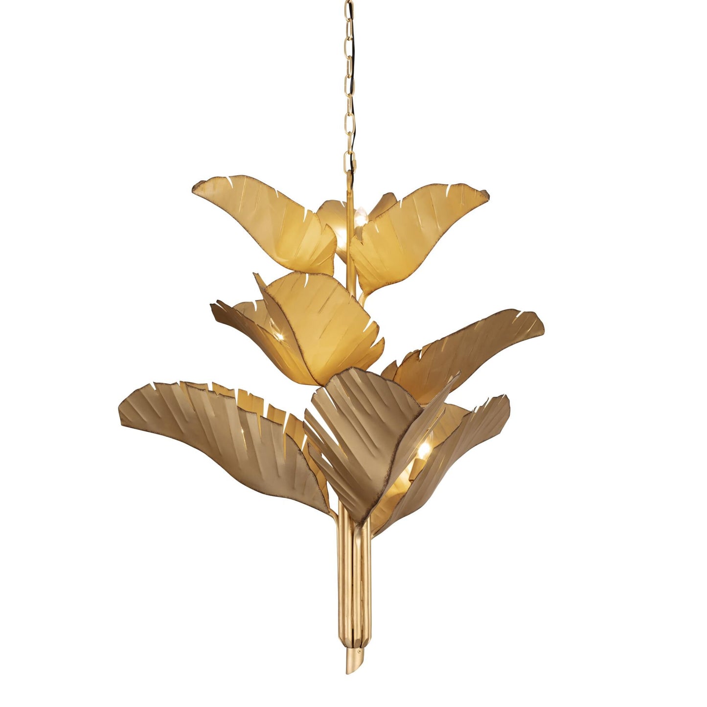 Varaluz Banana Leaf 35 Inch 9 Light Chandelier Cp441063