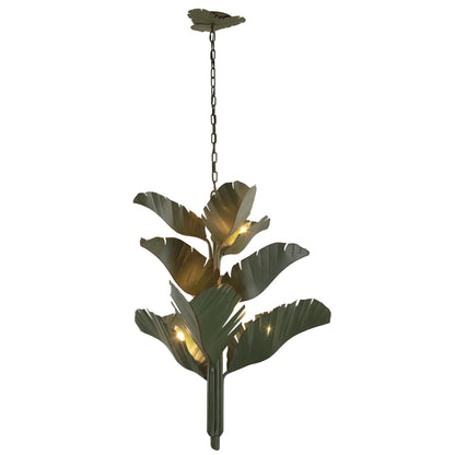 Varaluz Banana Leaf 35 Inch 9 Light Chandelier Cp441063