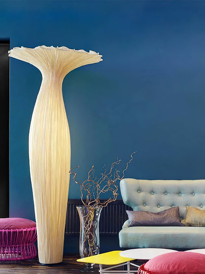 Vase Fabric Reading Lamp Floor Lamp