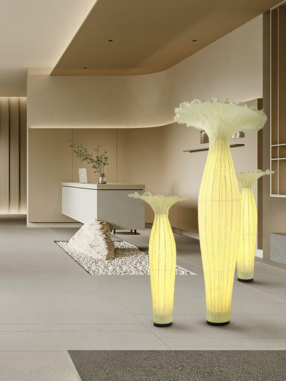 Vase Fabric Reading Lamp Floor Lamp