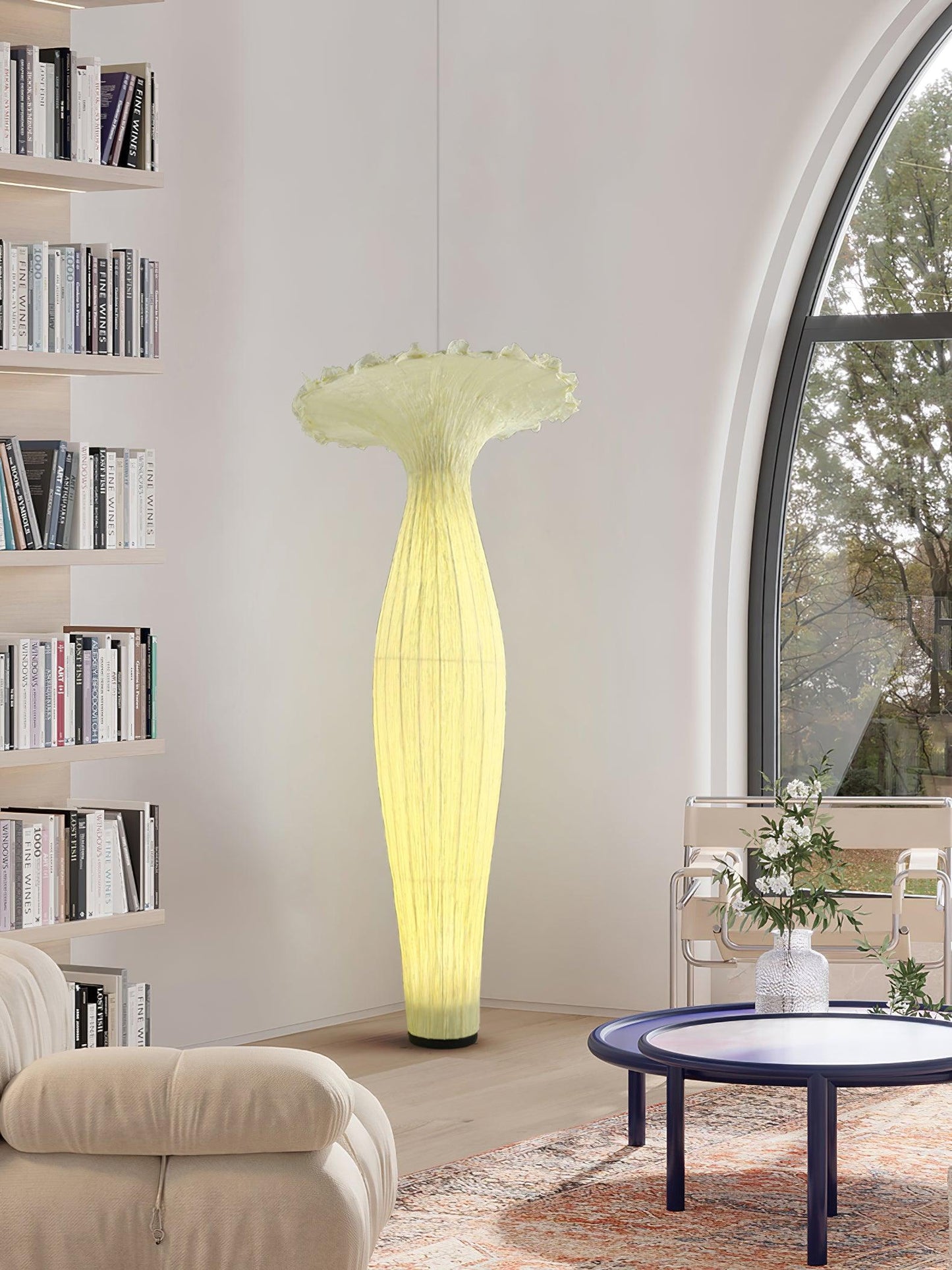 Vase Fabric Reading Lamp Floor Lamp