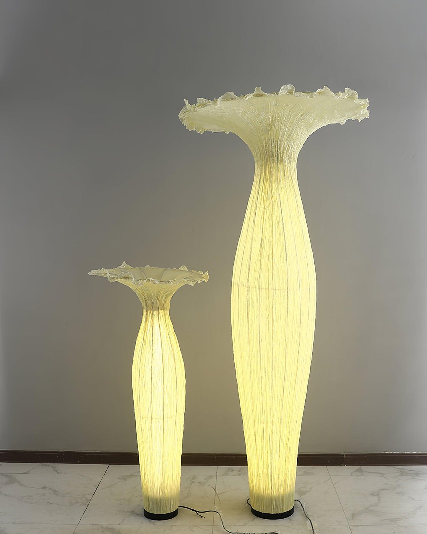 Vase Fabric Reading Lamp Floor Lamp