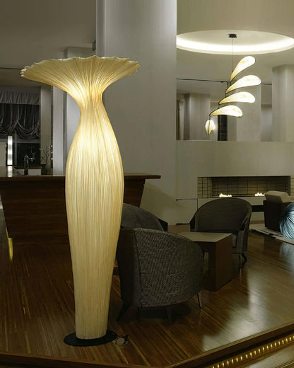 Vase Fabric Reading Lamp Floor Lamp