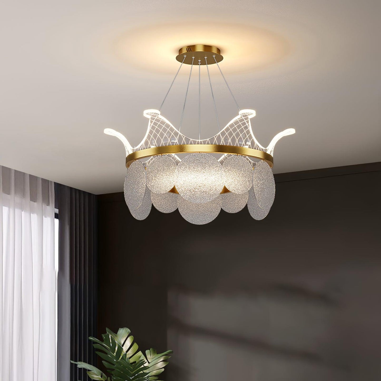 Vassar Crown Ceiling fixture Chandelier