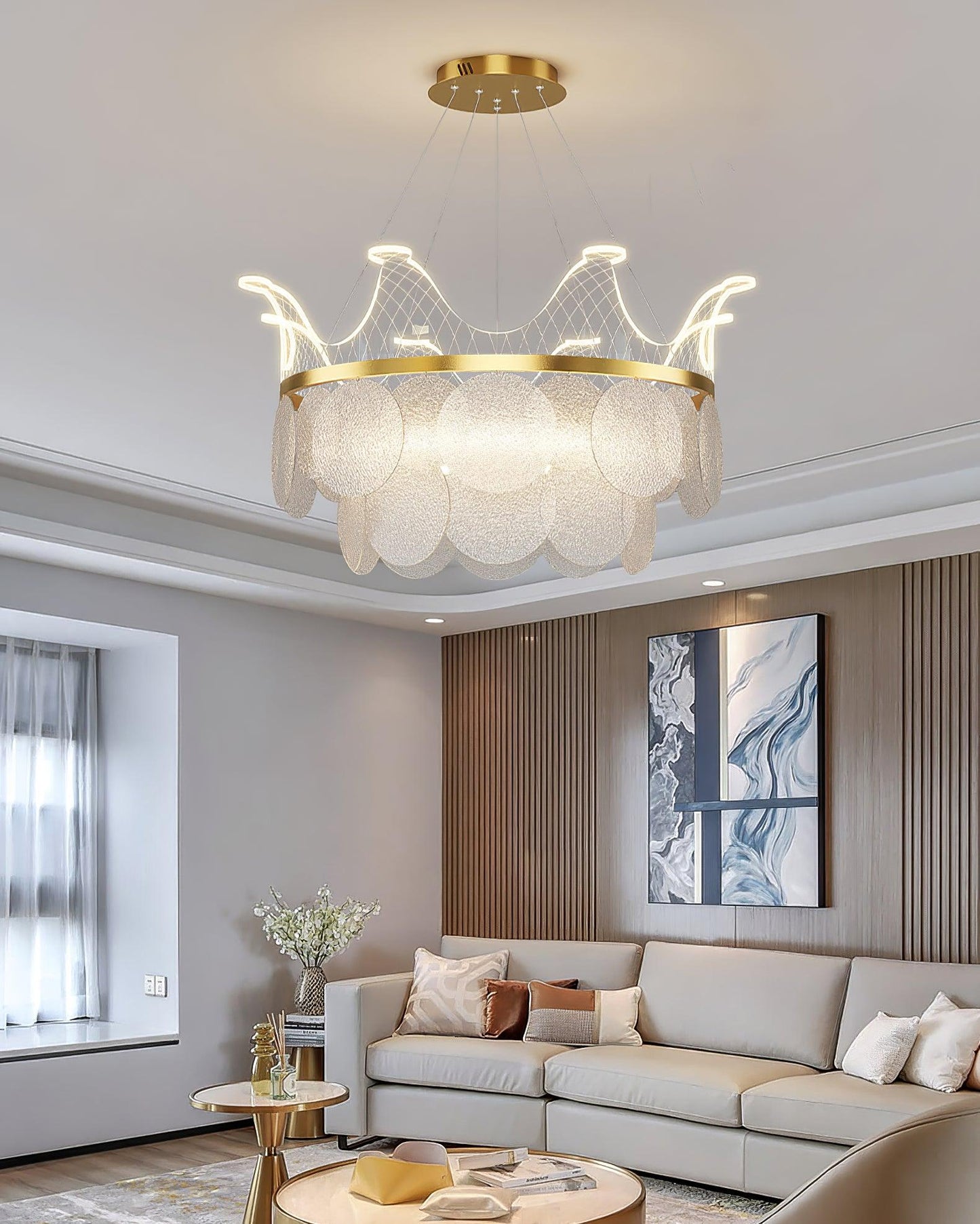 Vassar Crown Ceiling fixture Chandelier