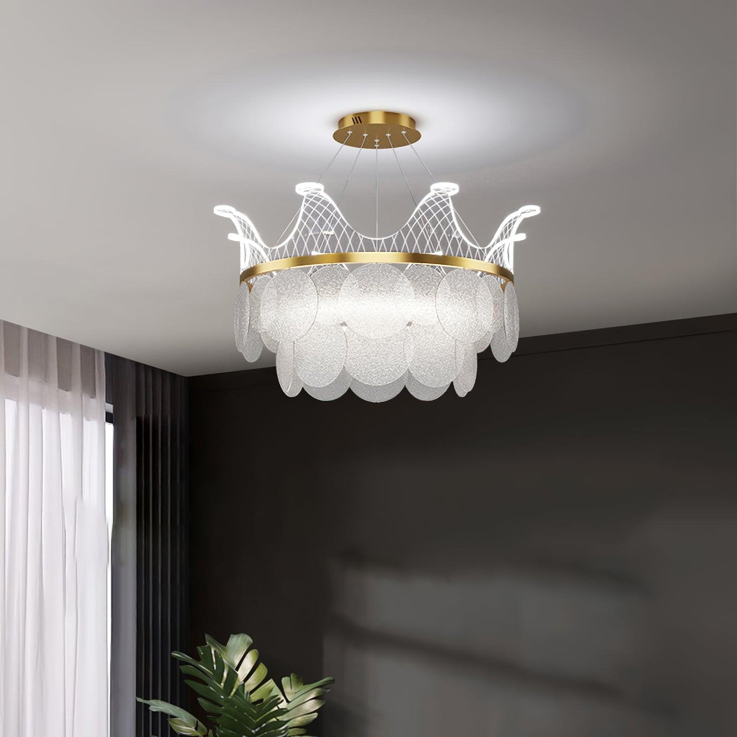 Vassar Crown Ceiling fixture Chandelier