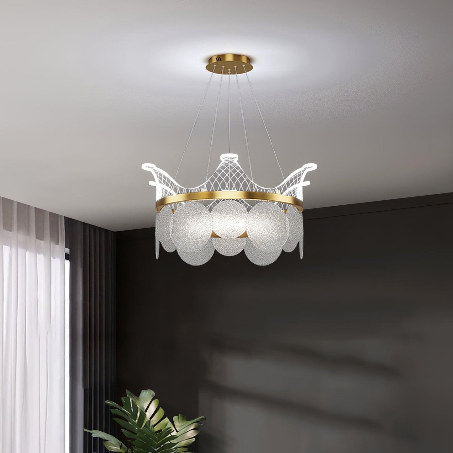 Vassar Crown Ceiling fixture Chandelier