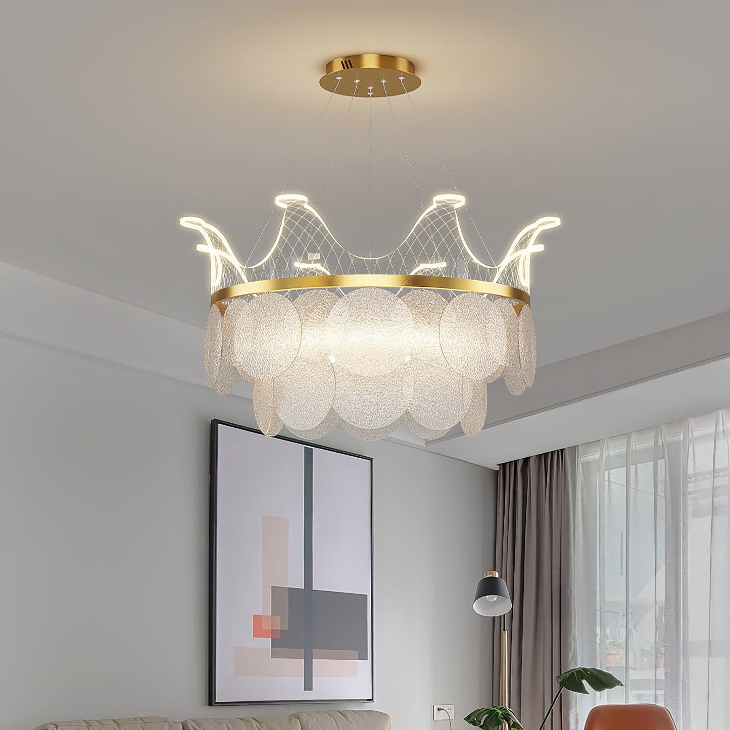 Vassar Crown Ceiling fixture Chandelier