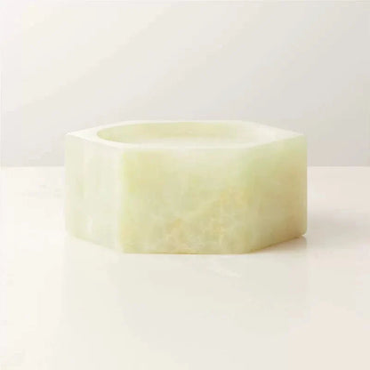 Vela Cube Marble Candle Holder